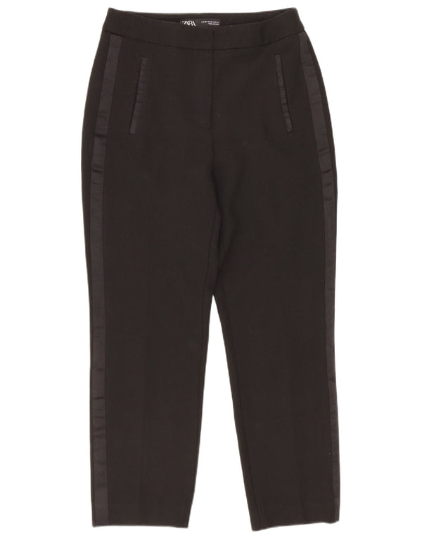 Zara Γυναικείο Slim Casual Παντελόνι XS 24 L23 Μαύρο Πολυεστέρα