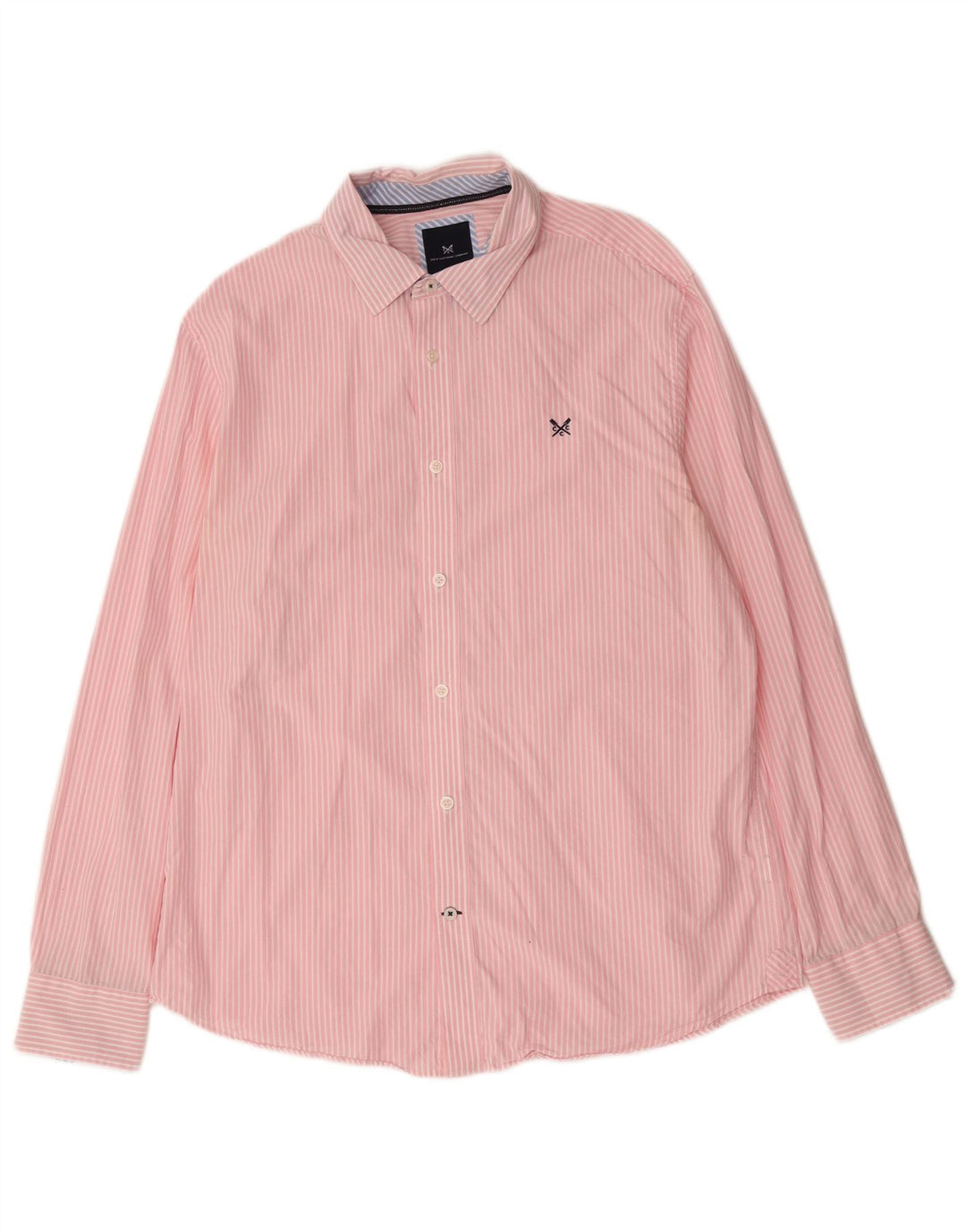 Ανδρικό πουκάμισο Crew Clothing με μεγάλο ροζ ρίγες