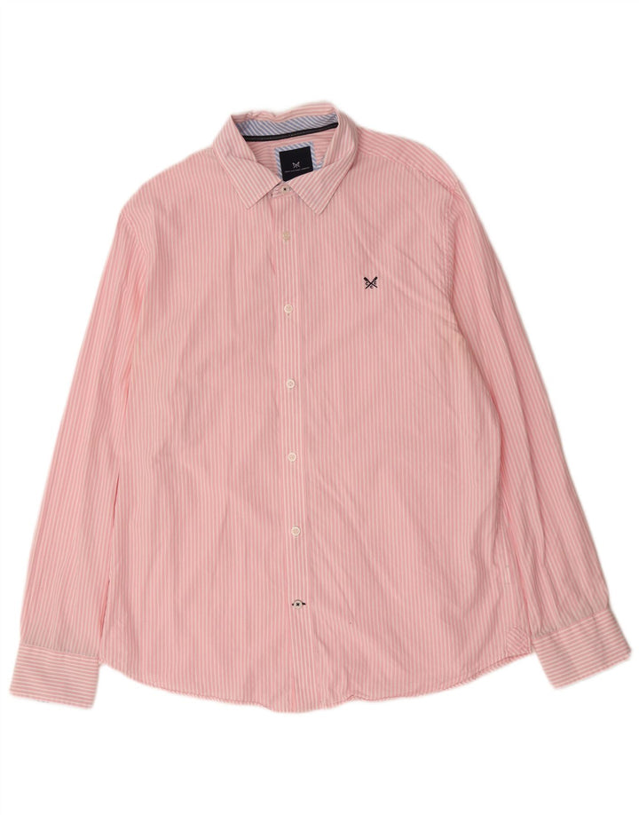 Ανδρικό πουκάμισο Crew Clothing με μεγάλο ροζ ρίγες