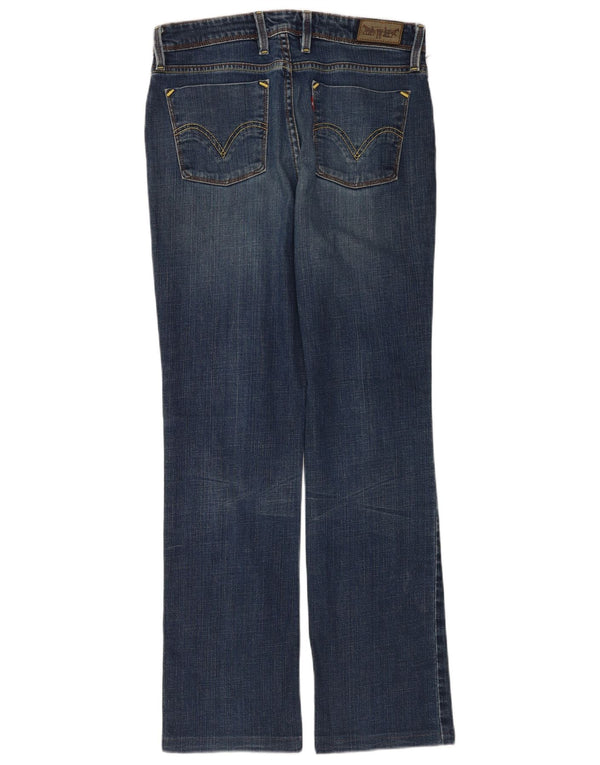 Levi's Womens 627 Straight Jeans W32 L30 Blue Cotton