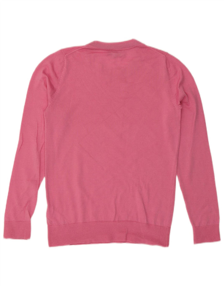 Γυναικείο πουλόβερ HOBBS Crew Neck Jumper UK 12 Medium Pink Wool