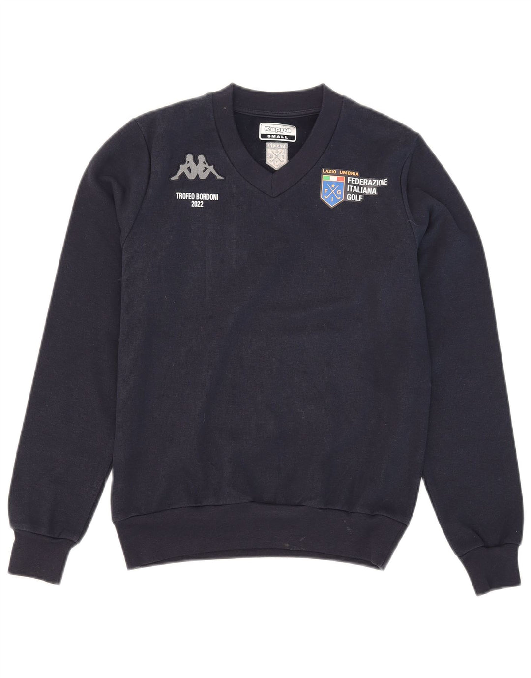 Ανδρικό γραφικό φούτερ Kappa Jumper Small Navy Blue Polyester