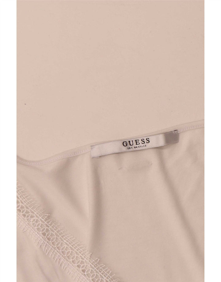 Γυναικεία αμάνικη μπλούζα Guess Top UK 12 Medium White