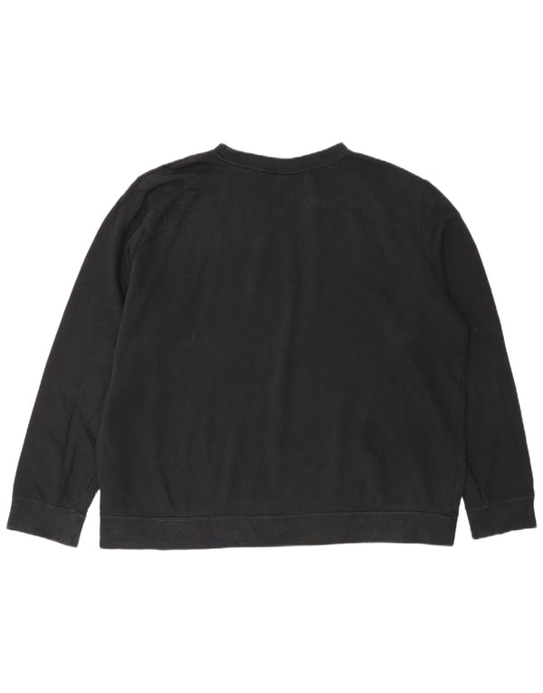 Γυναικείο φούτερ Nike υπερμεγέθη Jumper UK 18 XL Μαύρο βαμβακερό