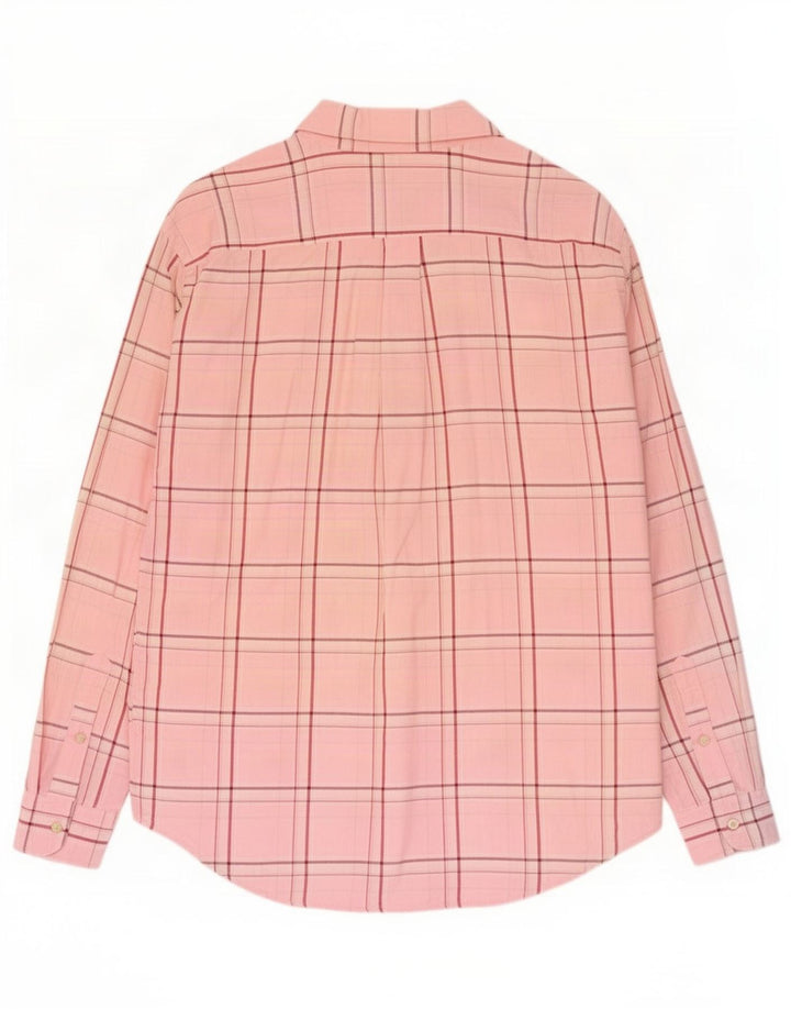 Murphy & Nye Mens Shirt Large Pink Plaid