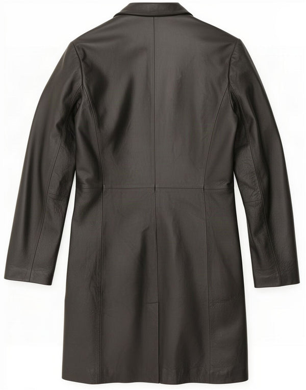 Conbipel Γυναικείο Δερμάτινο Παλτό IT 42 Medium Black Classic