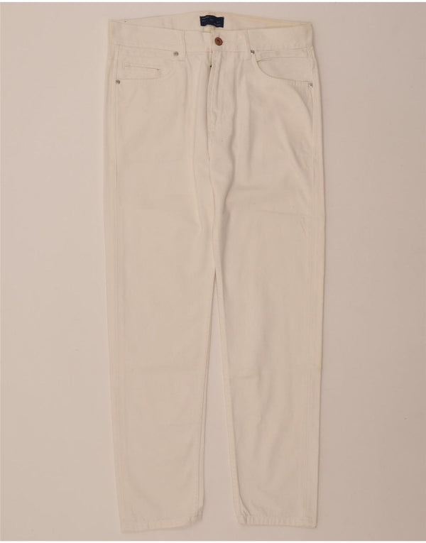 ZARA Ανδρικό Slim Jeans EU 40 Medium W31 L28 Off White Βαμβακερό