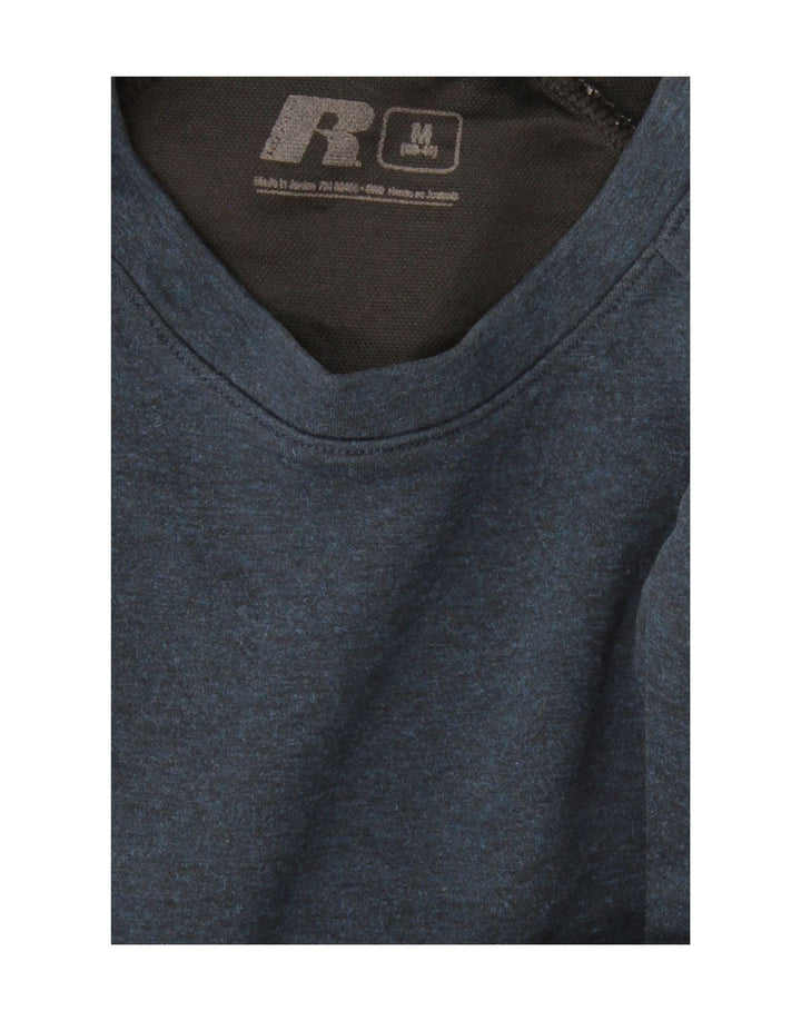 RUSSELL ATHLETIC Mens Sweatshirt Jumper Medium Navy Blue Vintage Russell Athletic and Second-Hand Russell Athletic from Messina Hembry 