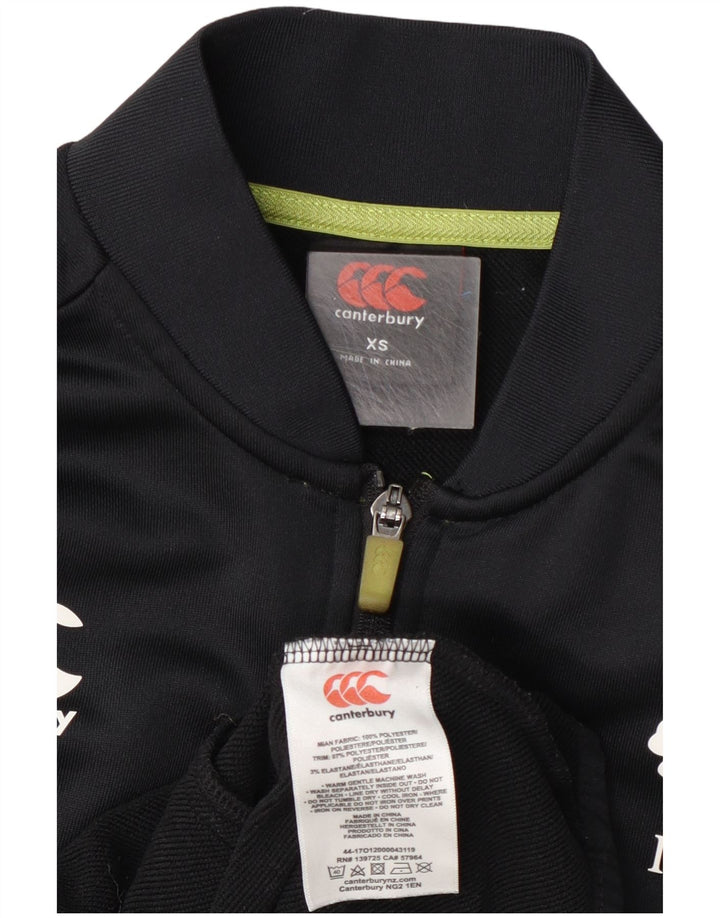 Ανδρική φόρμα Canterbury IRFU Top Jacket XS Μαύρο Πολυεστέρας