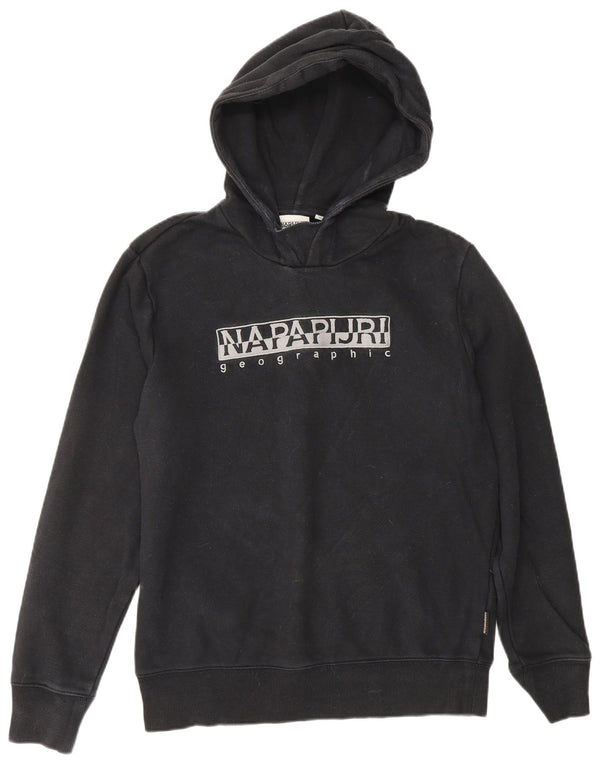 Napapijri Ανδρικό Γεωγραφικό Γραφικό Φούτερ Μικρό Ναυτικό Βαμβακερό