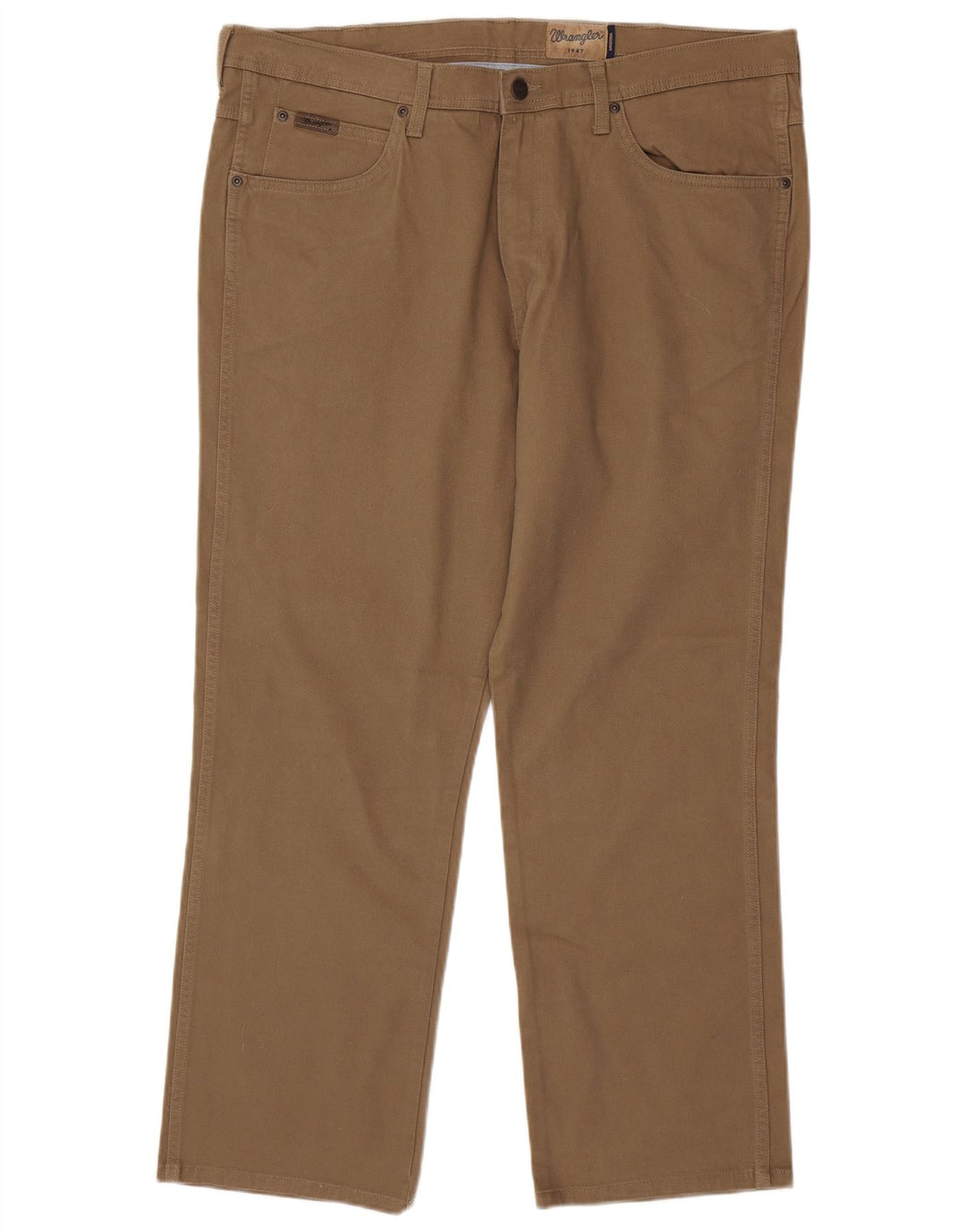 WRANGLER Ανδρικό Αριζόνα Stretch ίσιο casual παντελόνι W40 L30 καφέ