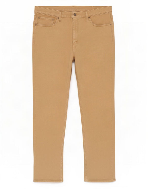 Levi's Mens 514 Straight Jeans W38 L32 Μπεζ βαμβακερό