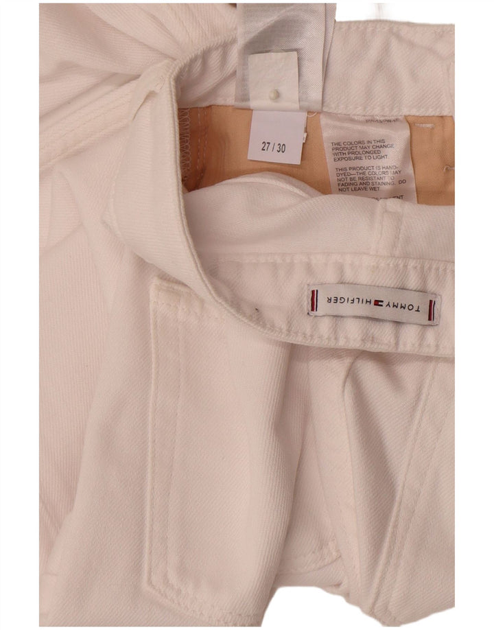 Γυναικείο τζιν ίσιο Tommy Hilfiger W27 L30 Λευκό βαμβακερό