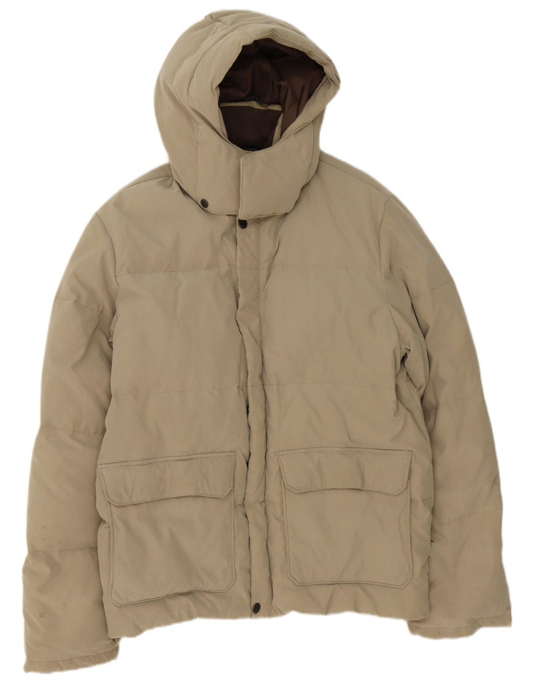 Ανδρικό μπουφάν με κουκούλα Invicta UK 40 Large Beige Polyamide