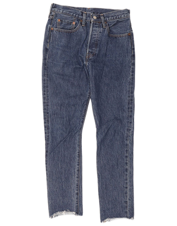 Levi's Mens 501 Straight Jeans W26 L28 Blue Cotton
