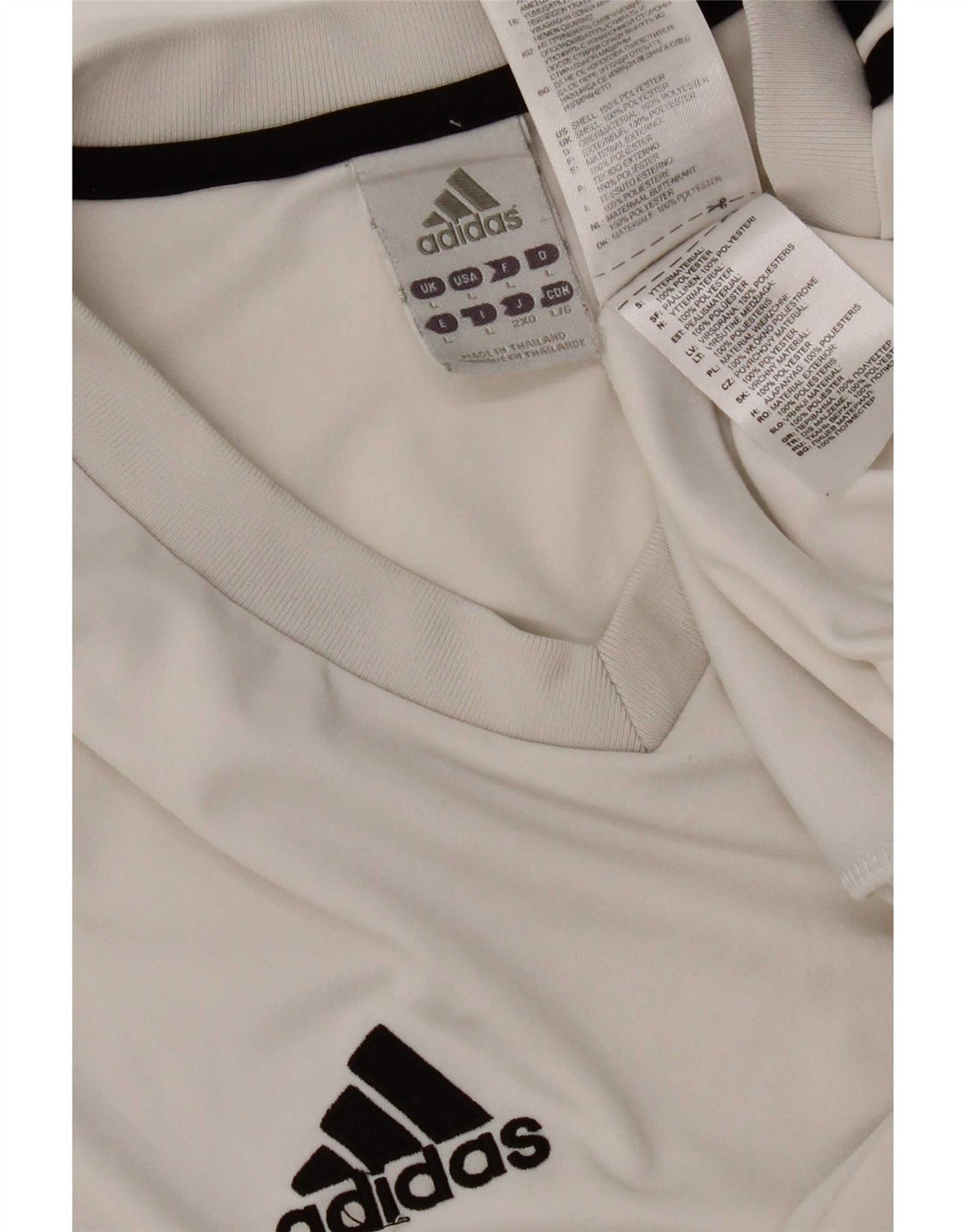 Adidas Ανδρικό T-Shirt Climalite Top Large White Polyester