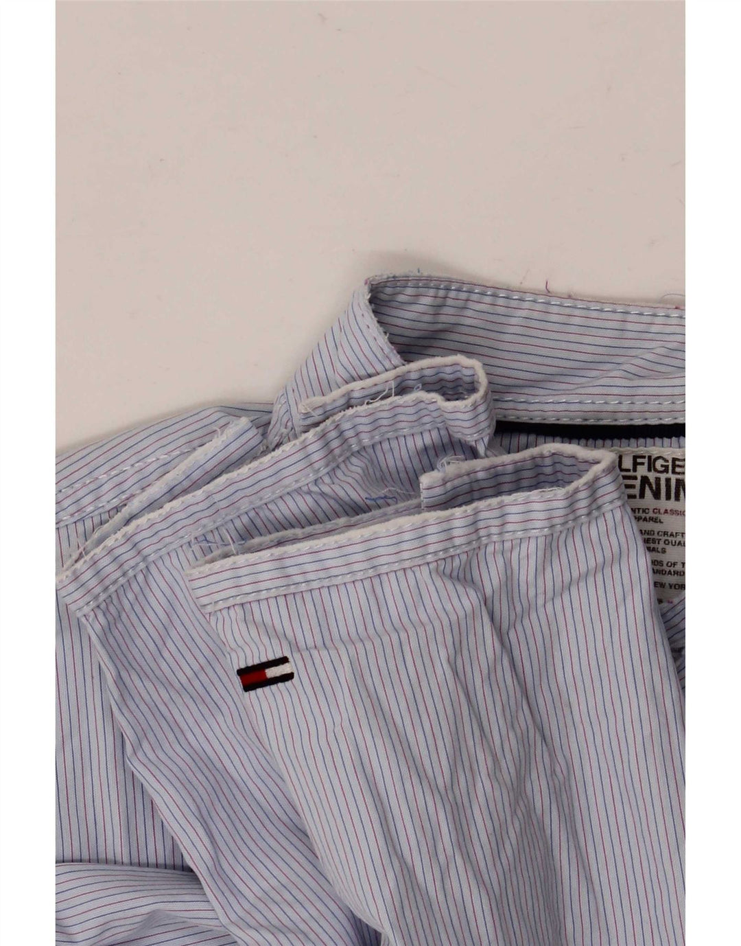 Ανδρικό πουκάμισο Tommy Hilfiger Small Blue Pinstripe