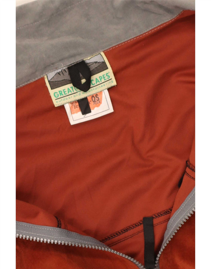Μεγάλη ανδρική φόρμα Escapes Top Jacket XL Orange Colourblock