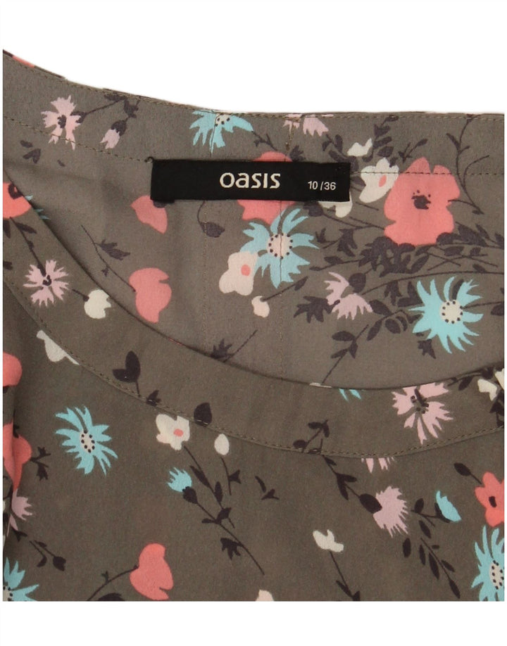 Γυναικεία μπλούζα Oasis Top UK 10 Small Green Floral
