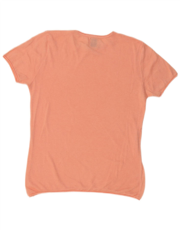 Zara Γυναικείο T-Shirt Top UK 10 Small Pink