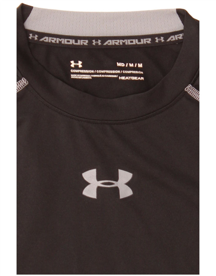 Ανδρικό μπλουζάκι συμπίεσης Under Armour Top Medium Μαύρο ριγέ
