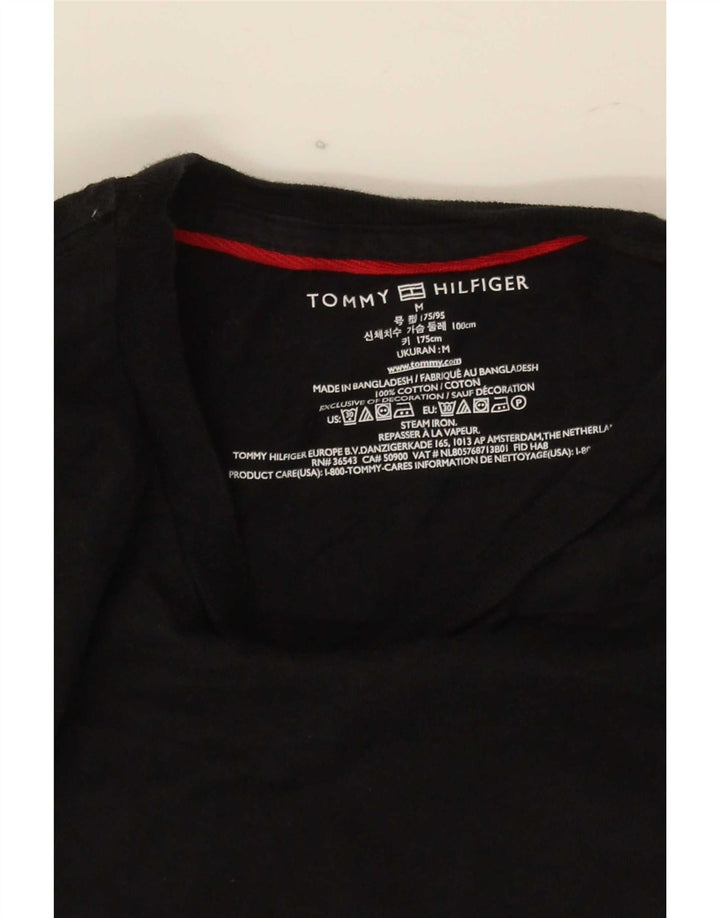 Ανδρικό T-Shirt Tommy Hilfiger Top Μεσαίο μαύρο βαμβακερό