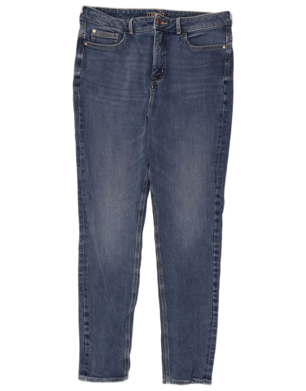 Marks & Spencer Γυναικεία Skinny Jeans UK 14 Large W34 L28 Blue Cotton