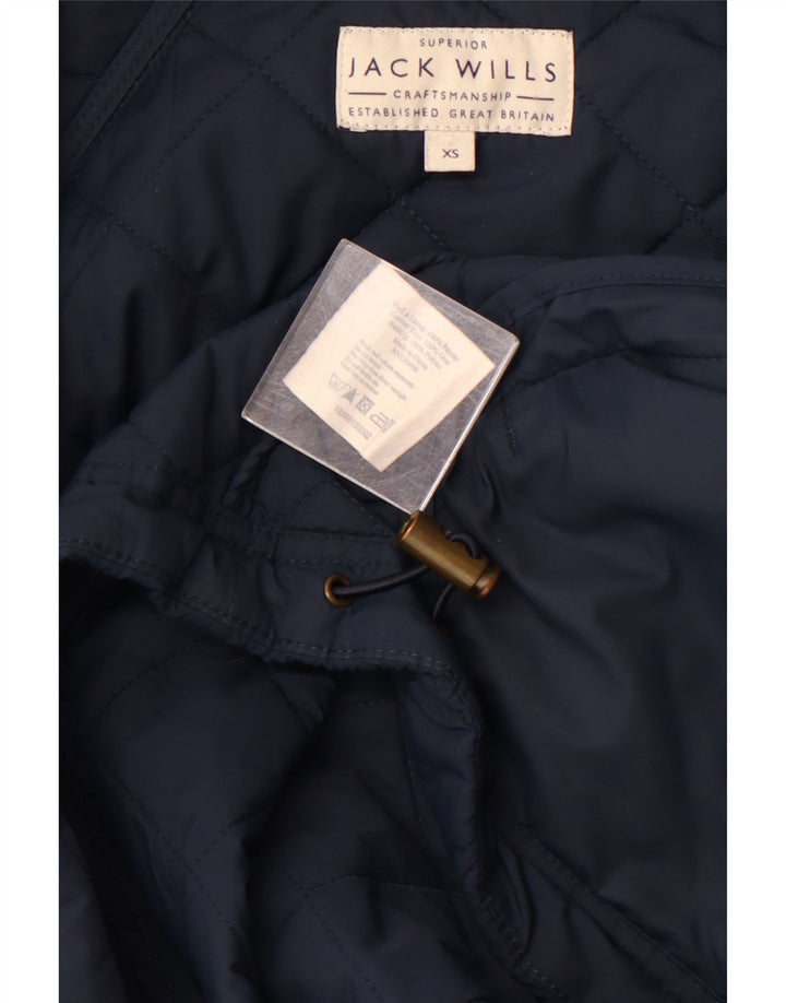 JACK WILLS Ανδρικό καπιτονέ μπουφάν UK 34 XS Navy Blue Polyester