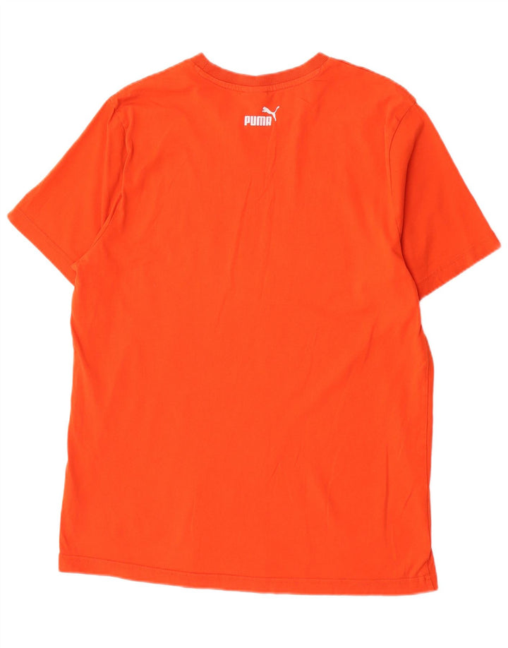 Ανδρικό γραφικό μπλουζάκι Puma Top Large Πορτοκαλί