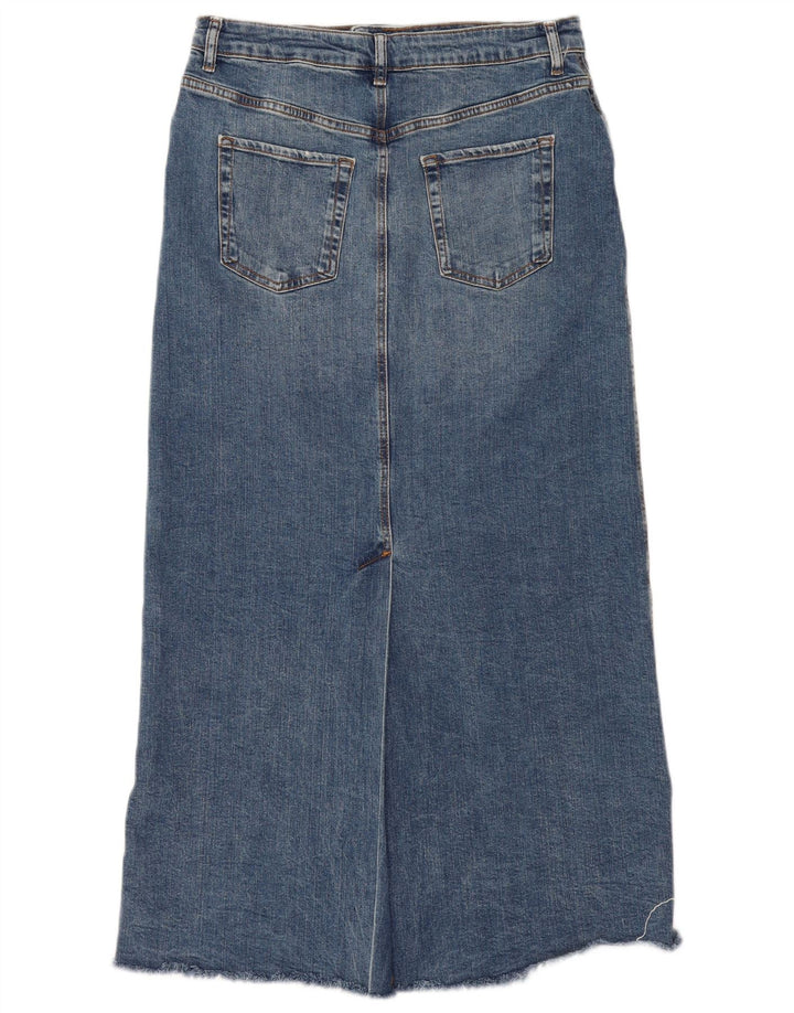 Zara Γυναικεία Τζιν Φούστα XL W32 Μπλε