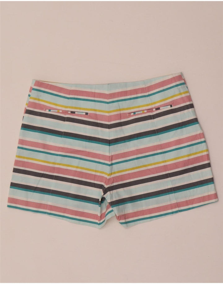 OASIS Γυναικείο σορτς Chino UK 12 Medium W32 Πολύχρωμο βαμβακερό ριγέ