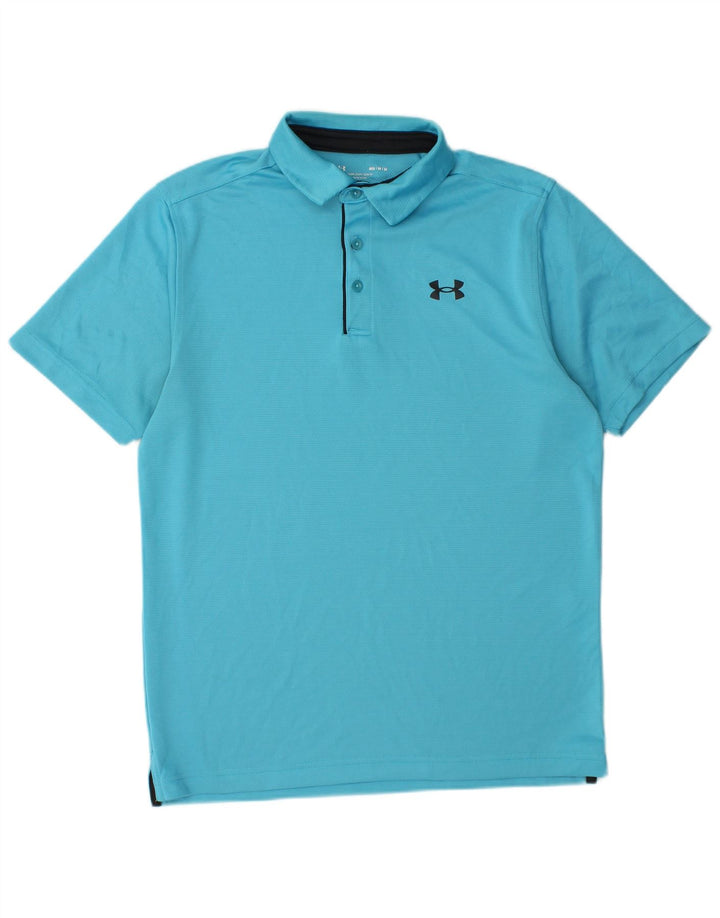 Ανδρικό μπλουζάκι πόλο UNDER Armour Loose Fit Medium Blue Polyester