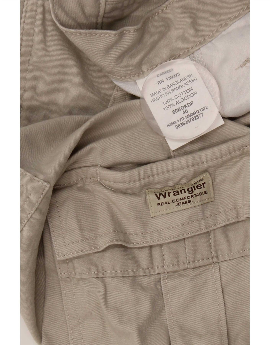 Ανδρικό σορτς Cargo Wrangler W40 XL Γκρι βαμβακερό
