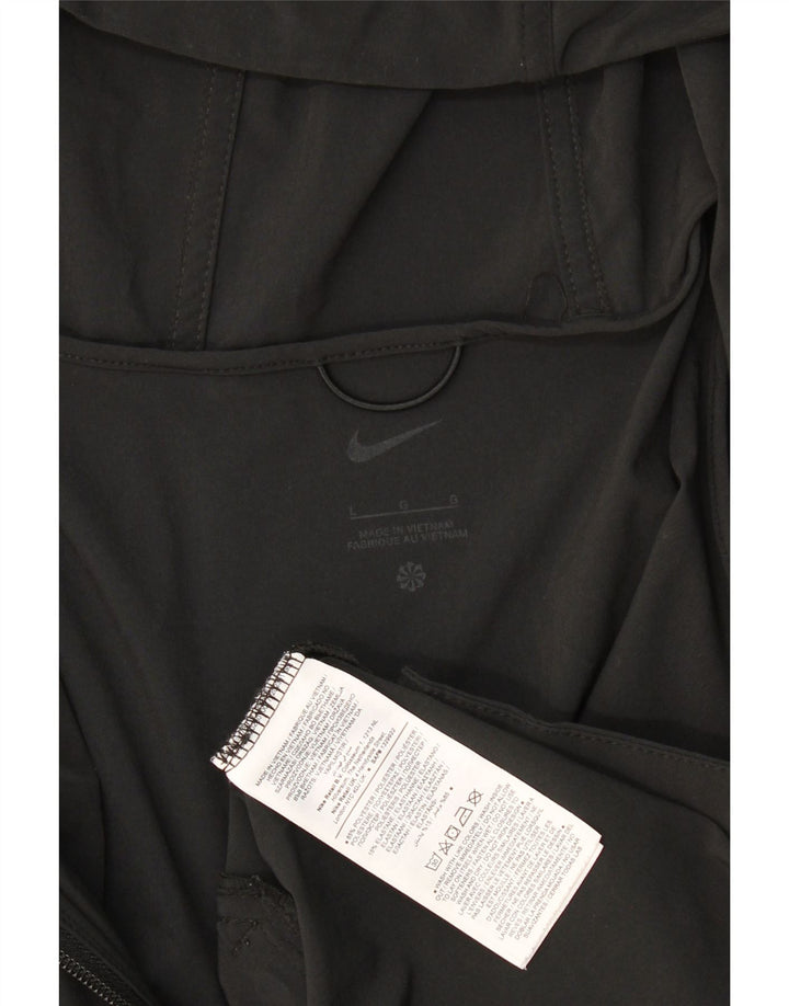 Ανδρική φόρμα αθλητικής φόρμας Nike γραφική κουκούλα Μπουφάν μεγάλο μαύρο πολυεστέρα