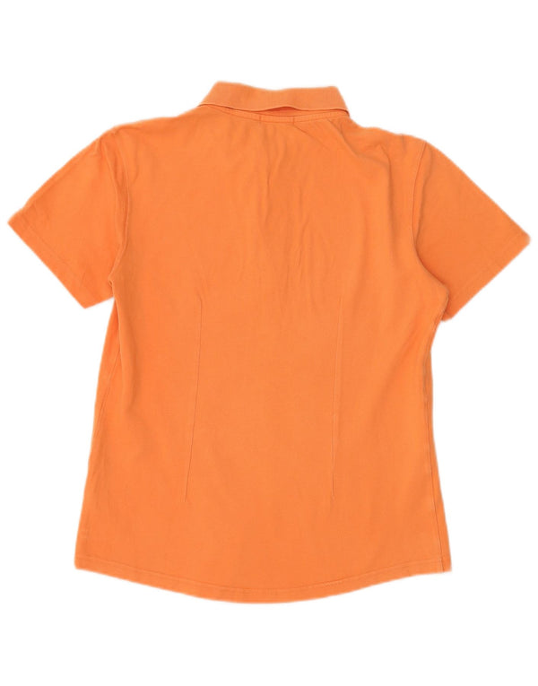SERGIO TACCHINI Mens Polo Shirt IT 48 Small Orange Cotton