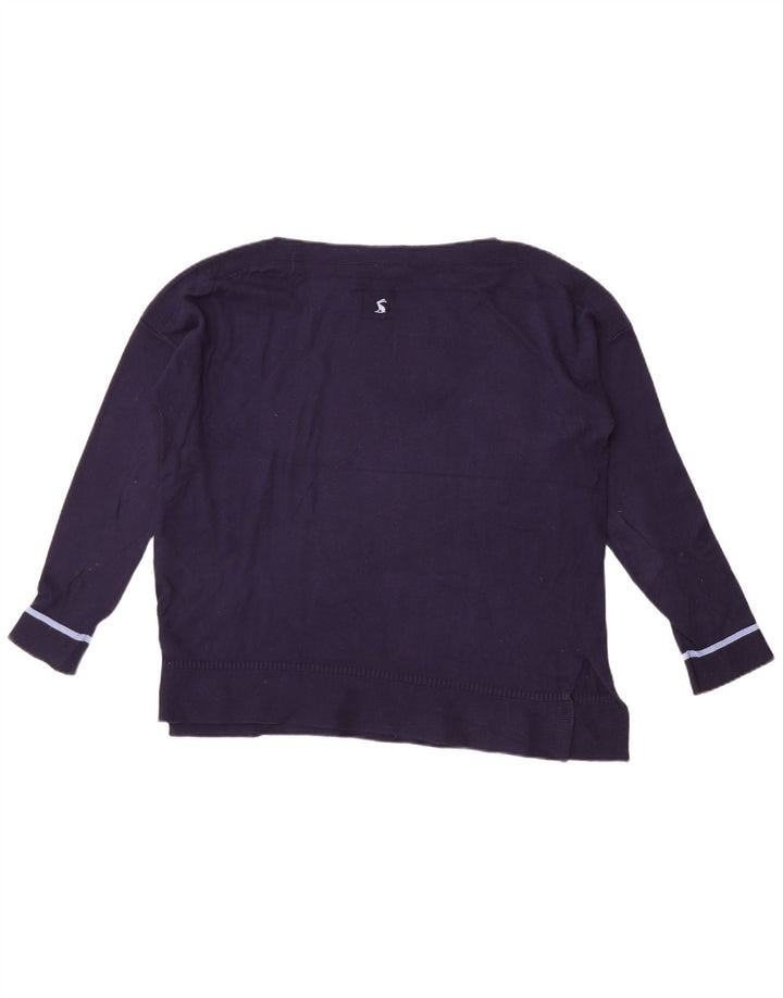 Joules Γυναικεία φούτερ υπερμεγέθη Jumper UK 14 Large Navy Blue από βαμβάκι