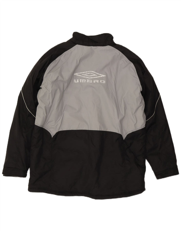 Ανδρικό μπουφάν Umbro Windbreaker UK 42 XL Grey Colourblock Nylon
