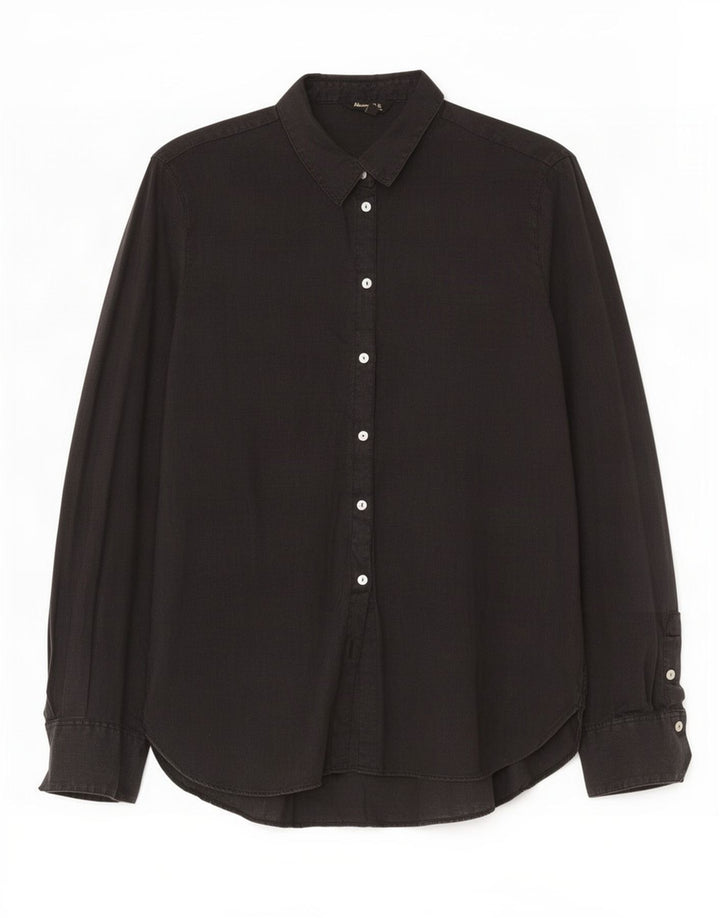 Massimo Dutti Γυναικείο Πουκάμισο EU 40 Medium Μαύρο Λινό