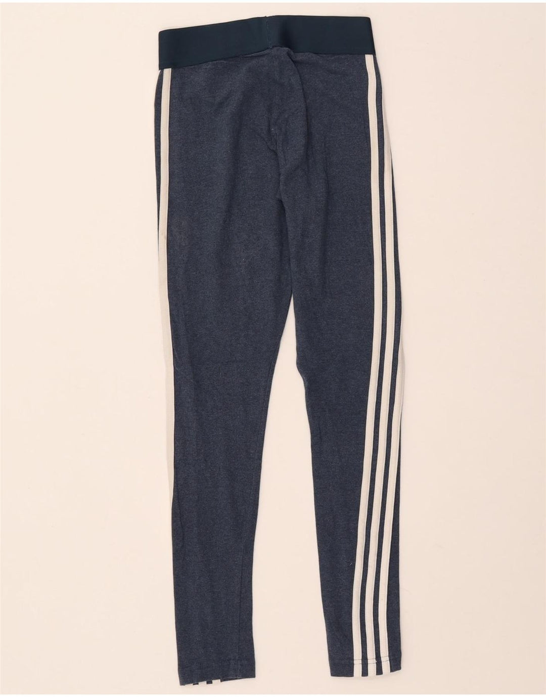 Γυναικείο κολάν ADIDAS UK 4/6 XS Navy Blue Cotton