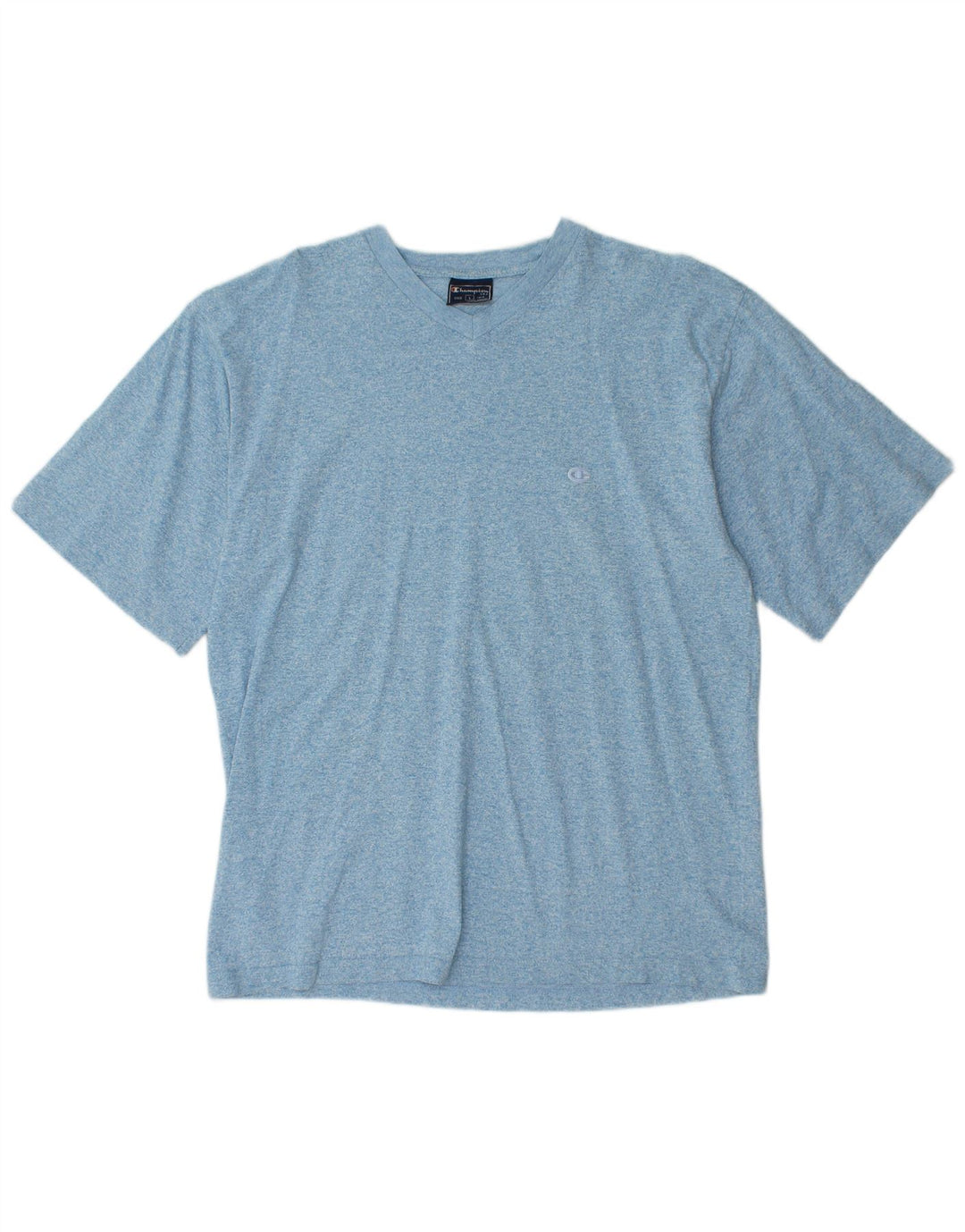 Ανδρικό T-Shirt CHAMPION Top Large Blue Flecked Cotton