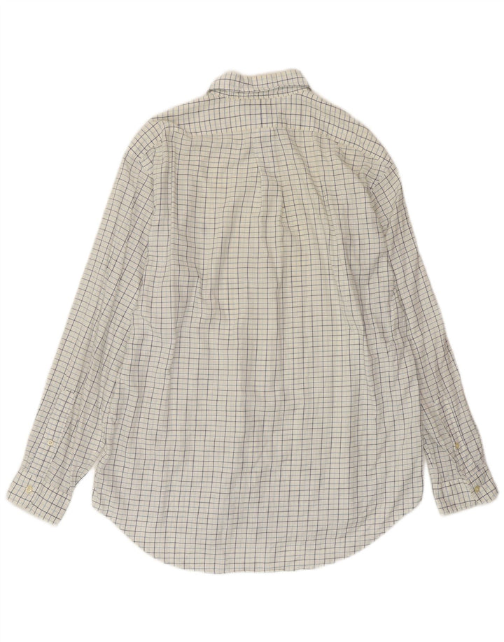 POLO RALPH LAUREN Ανδρικό πουκάμισο Yarmouth Μέγεθος 16 Μεγάλο λευκό βαμβάκι