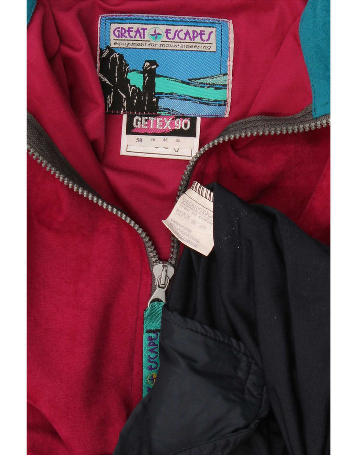 Ανδρική αθλητική φόρμα Great Escapes Top Jacket IT 50 Medium Red Colourblock Retro