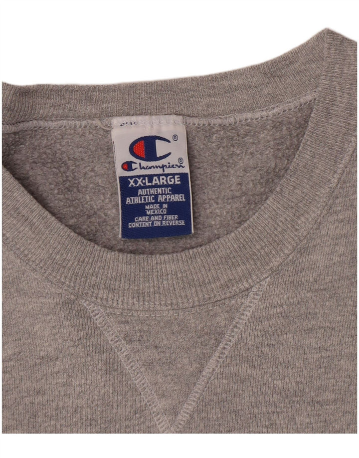 Ανδρικό φούτερ Champion Jumper 2XL Γκρι βαμβακερό