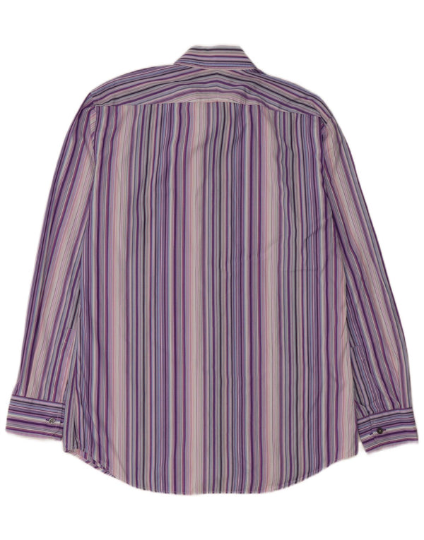 Paul Smith Ανδρικό πουκάμισο Slim Fit Μέγεθος 41 16 Μεγάλο Μωβ ριγέ