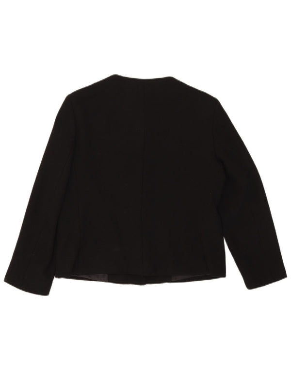 Zara Γυναικείο σακάκι 1 κουμπιού Blazer UK 12 Medium Black