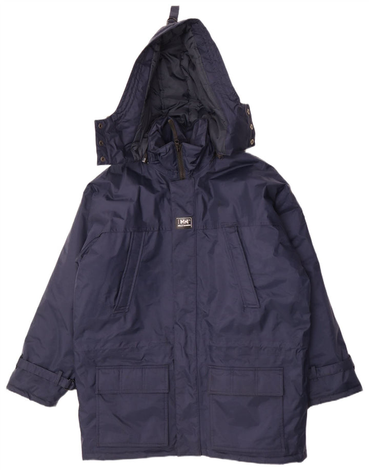 Helly Hansen Ανδρικό παλτό με κουκούλα μεγάλου μεγέθους με επένδυση UK 36 Small Navy Blue