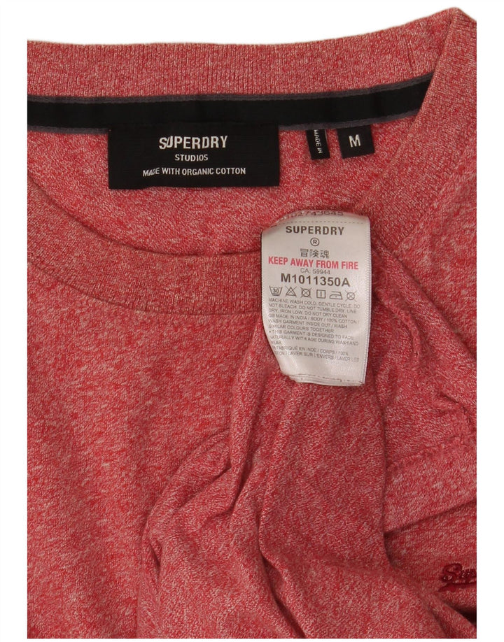 Ανδρικό T-Shirt Superdry Top Βαμβακερό με μεσαίο κόκκινο χρώμα