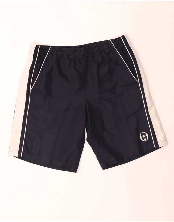 Ανδρικό αθλητικό σορτς Sergio Tacchini, μεσαίο μπλε ναυτικό, πολυεστέρας