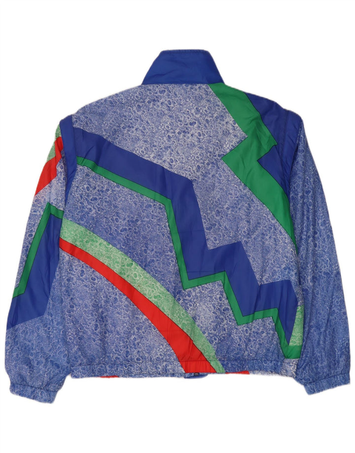 Ανδρική φόρμα Vintage Top Jacket XL Blue Geometric Polyester