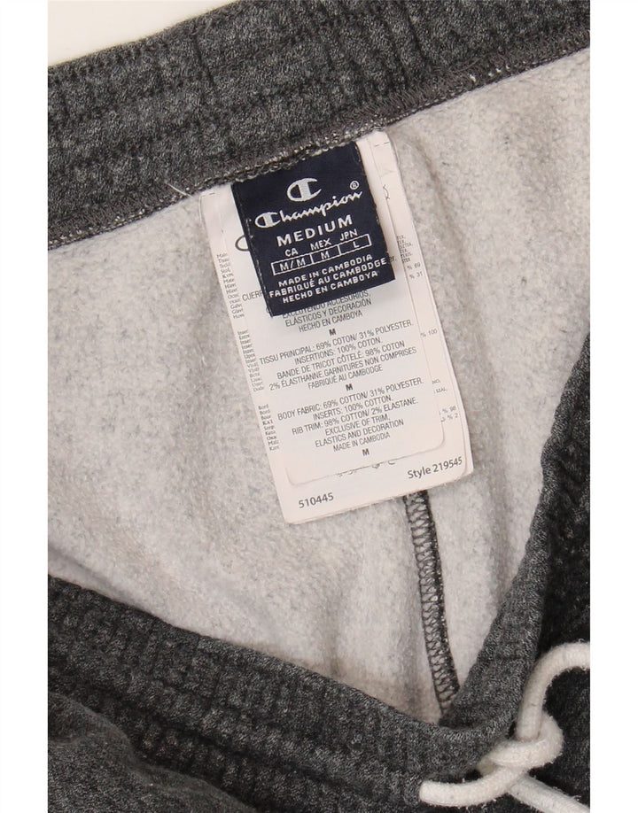 CHAMPION Mens Tracksuit Trousers Joggers Medium  Grey Cotton